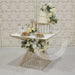 gold wedding cake table decor