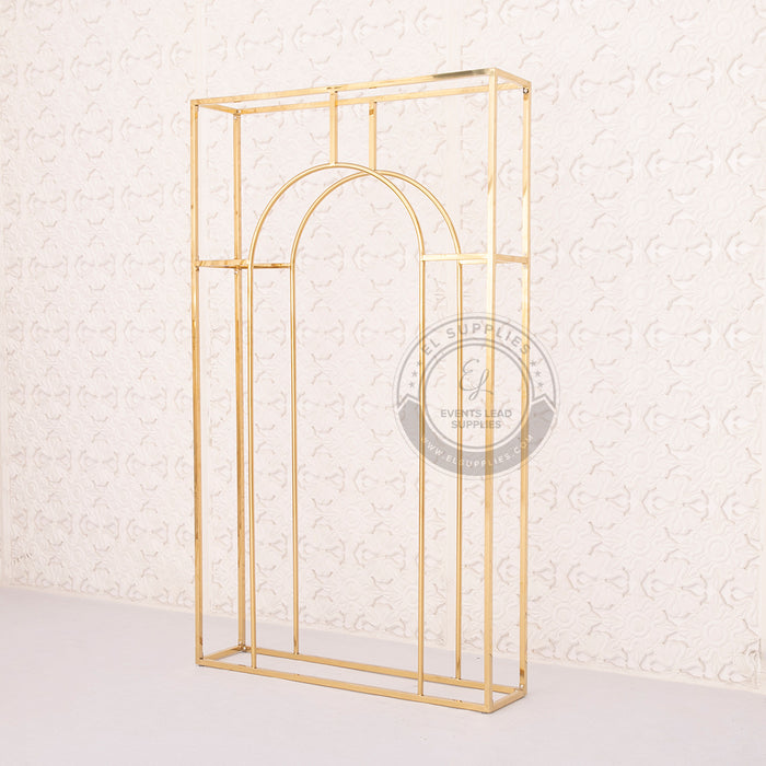 KLYTIE Gold Arch Frame Backdrop Set