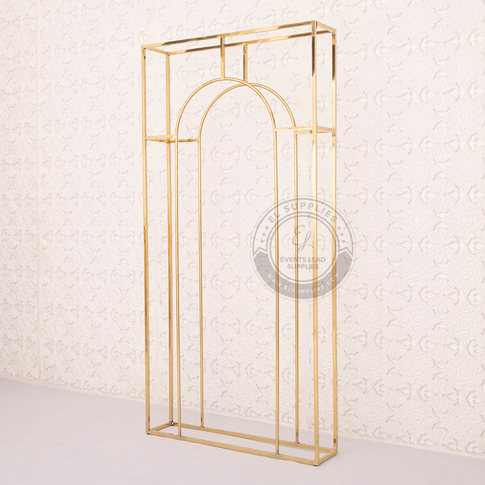 KLYTIE Gold Arch Frame Backdrop Set