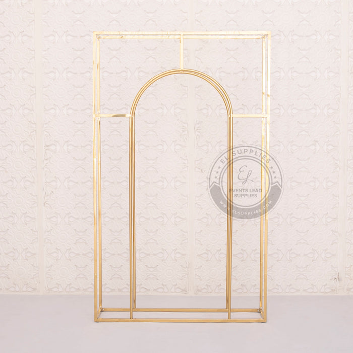 KLYTIE Gold Arch Frame Backdrop Set