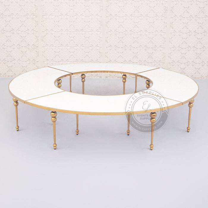 VEGA YAN Gold Kids Table - Full Round