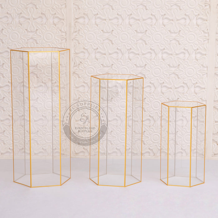 LECANA Hex Gold Stands