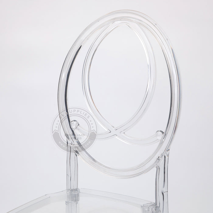 PHOENIX Clear Resin Chair with Free Cushion