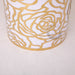 GEMMA Cake Table Gold Frame - Rose Pattern2