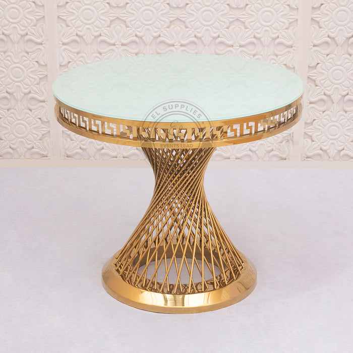 VORAGE KUSCO Gold Cake Table