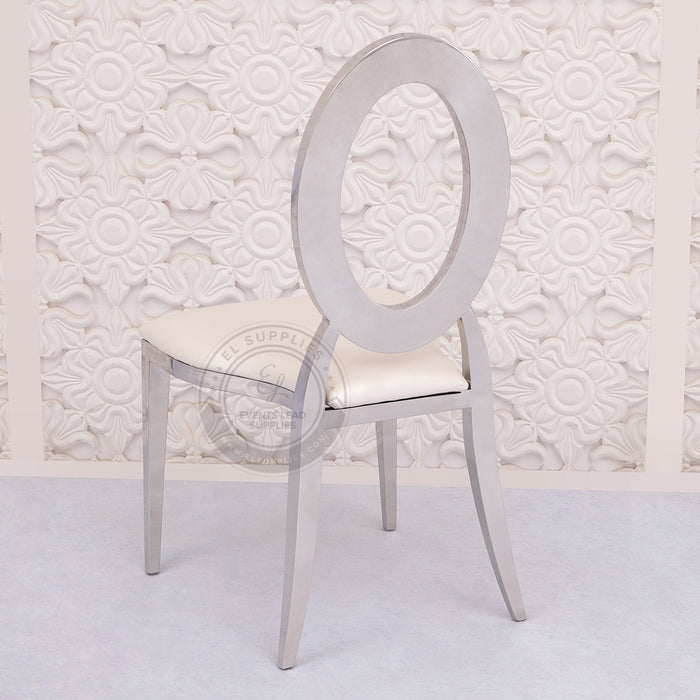 OLYMPIA Silver Chair Stackable (Oz Chair)