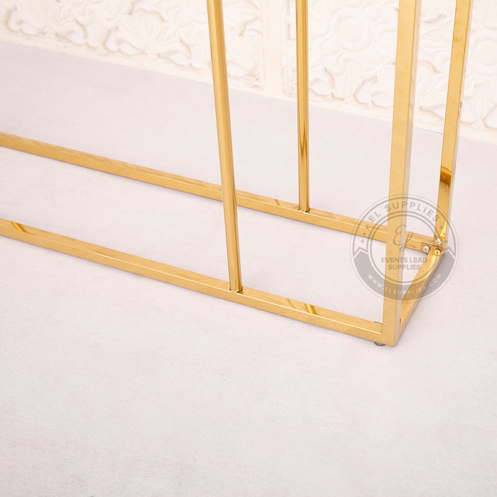 KLYTIE Gold Arch Frame Backdrop Set