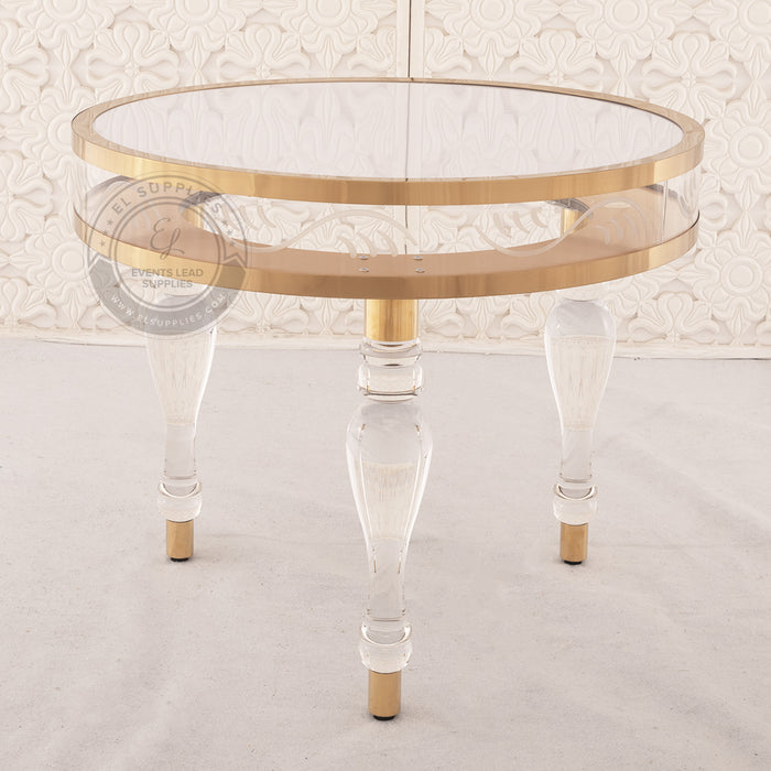 CORVUS Gold Cake Table