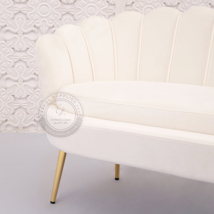 LULU Sofa White Three-Seater