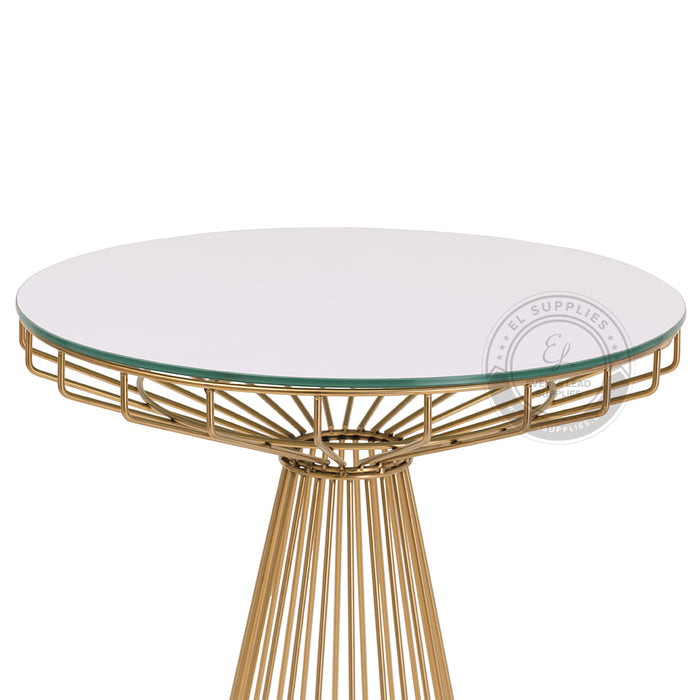 ZEMYNA Gold Cocktail Table