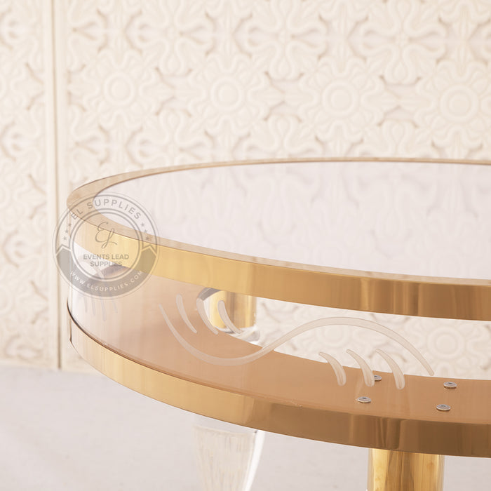 CORVUS Gold Cake Table