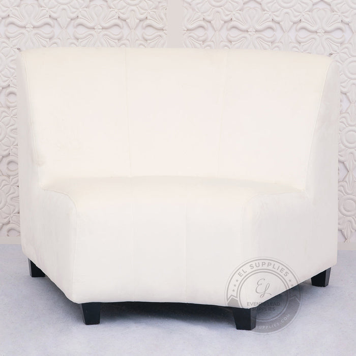 ARORA White Curved Modular Sofa