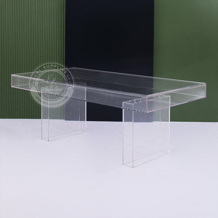 CANVAS Clear Ghost Acrylic Dining Table