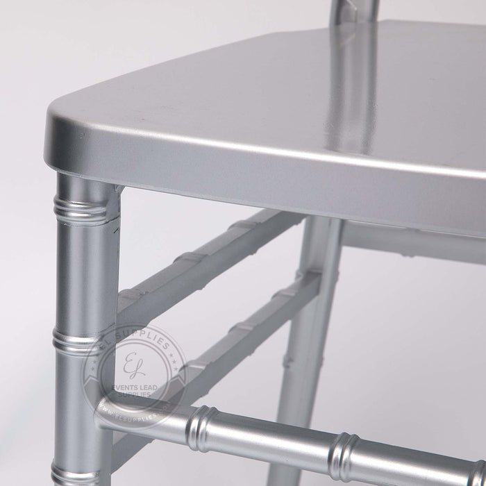 CHIAVARI Silver Resin Chair with Free Cushion