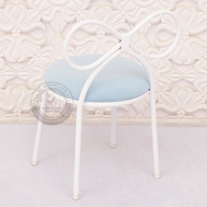 KOMBOS Kids Chair White Frame with White Cushion