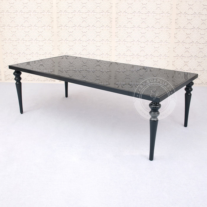 KAIROS Black Frame & Top Dining Table