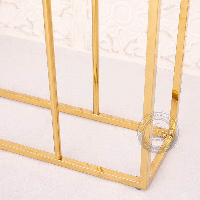 KLYTIE Gold Arch Frame Backdrop Set