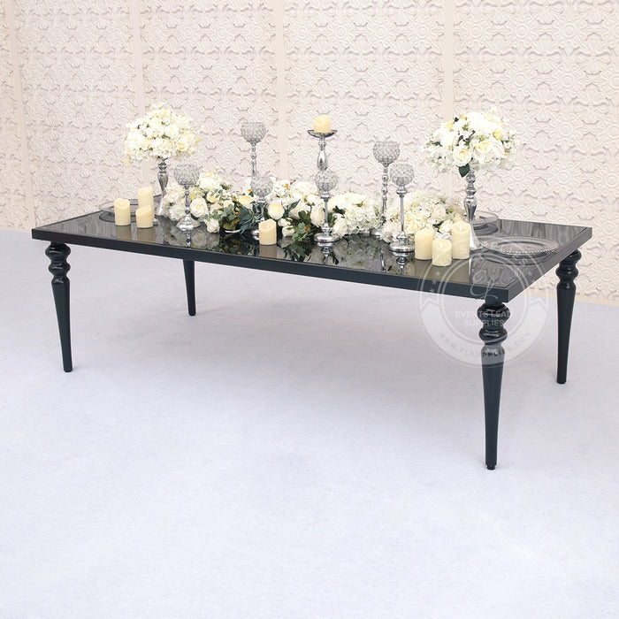 KAIROS Black Frame & Top Dining Table