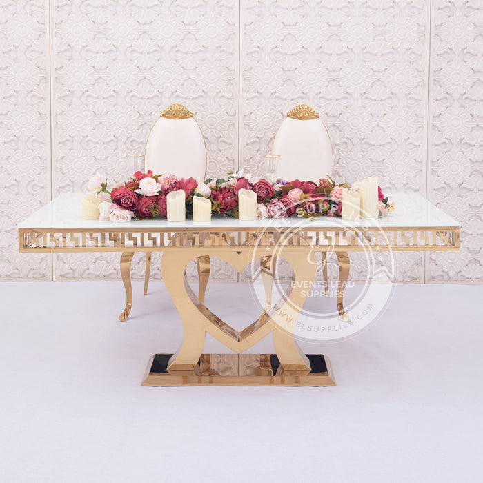 KUSCO HATHOR Rectangle Sweetheart Table