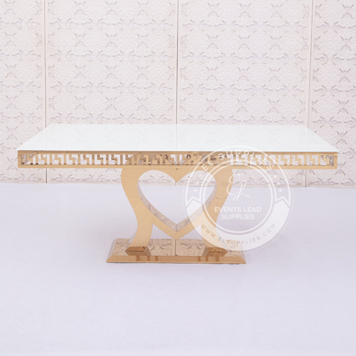 KUSCO HATHOR Rectangle Sweetheart Table