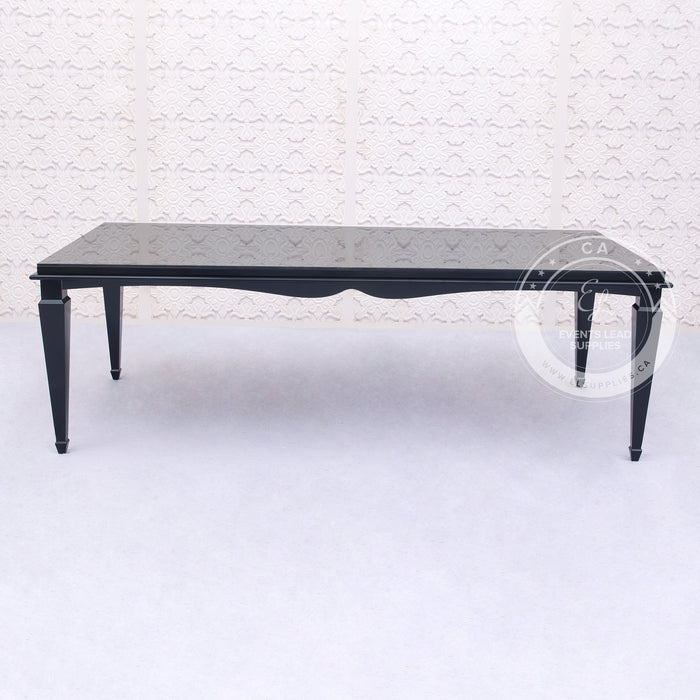 modern black table